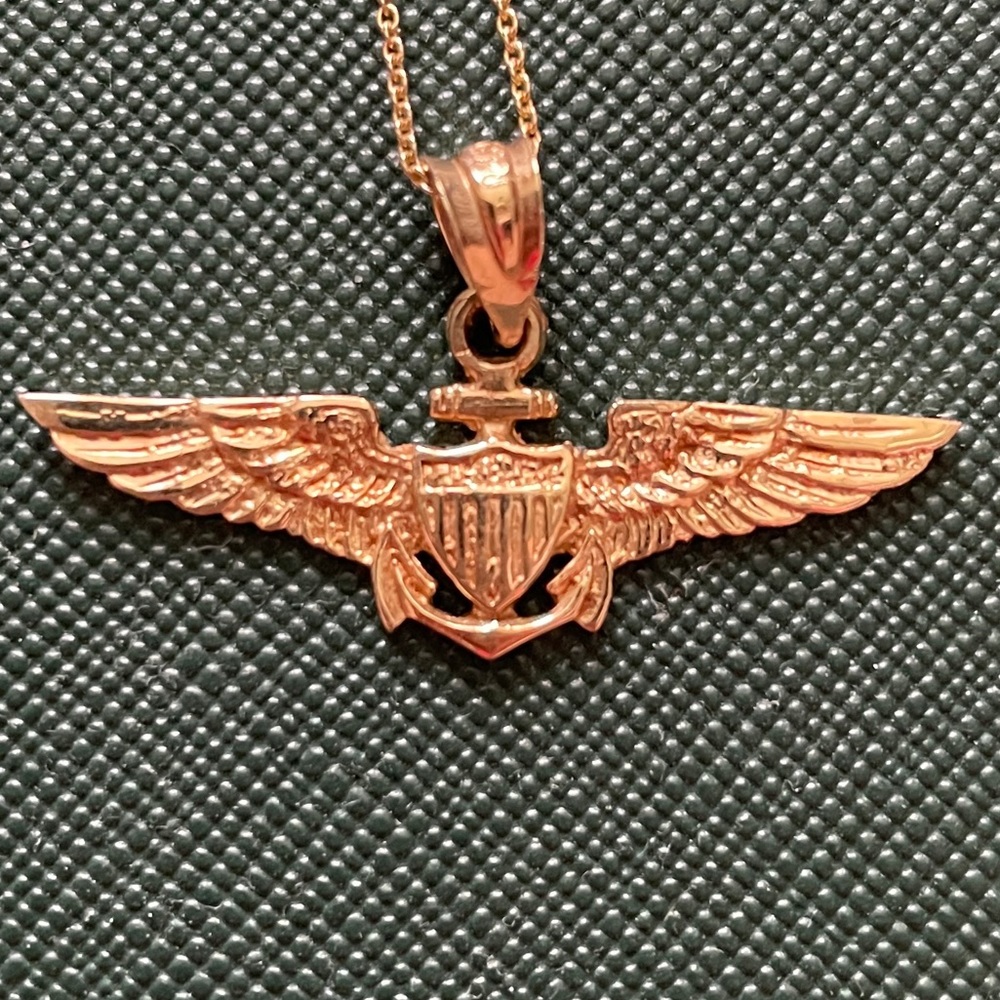 14k gold Navy/Marine Wings